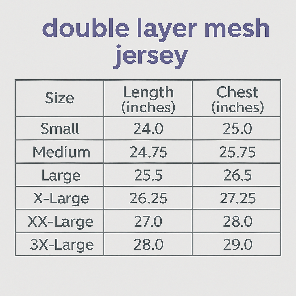 Oversized Centaur University Double Layer Mesh Jersey
