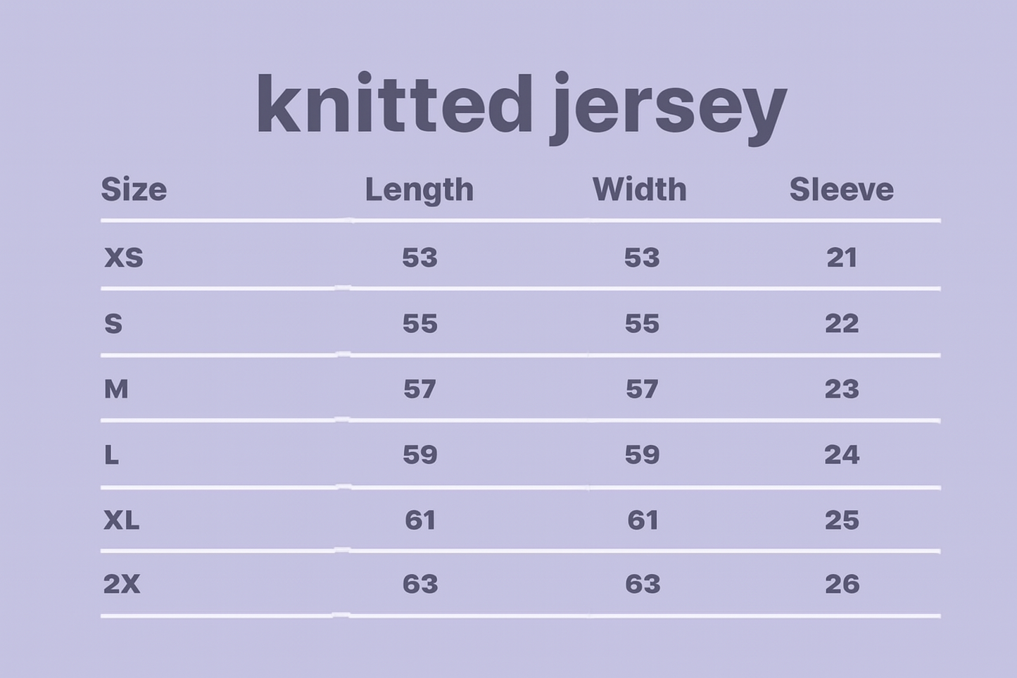 AOML Knitted Jersey