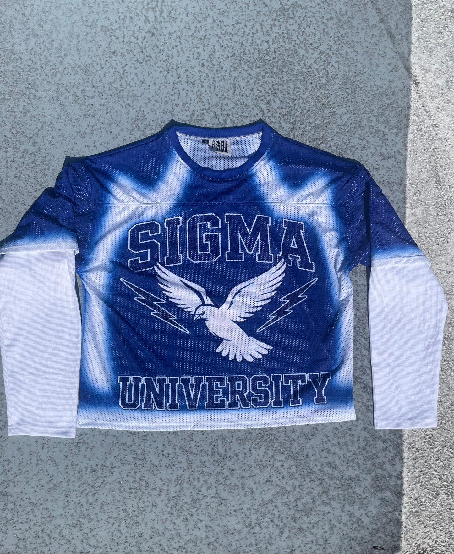 Oversized Sigma University Double Layer Mesh Jersey