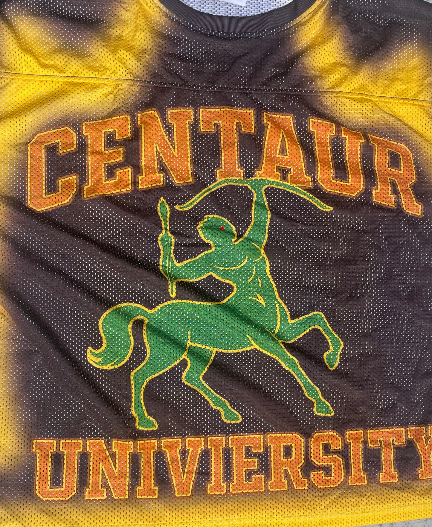 Oversized Centaur University Double Layer Mesh Jersey