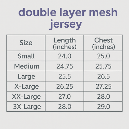 Oversized Centaur University Double Layer Mesh Jersey