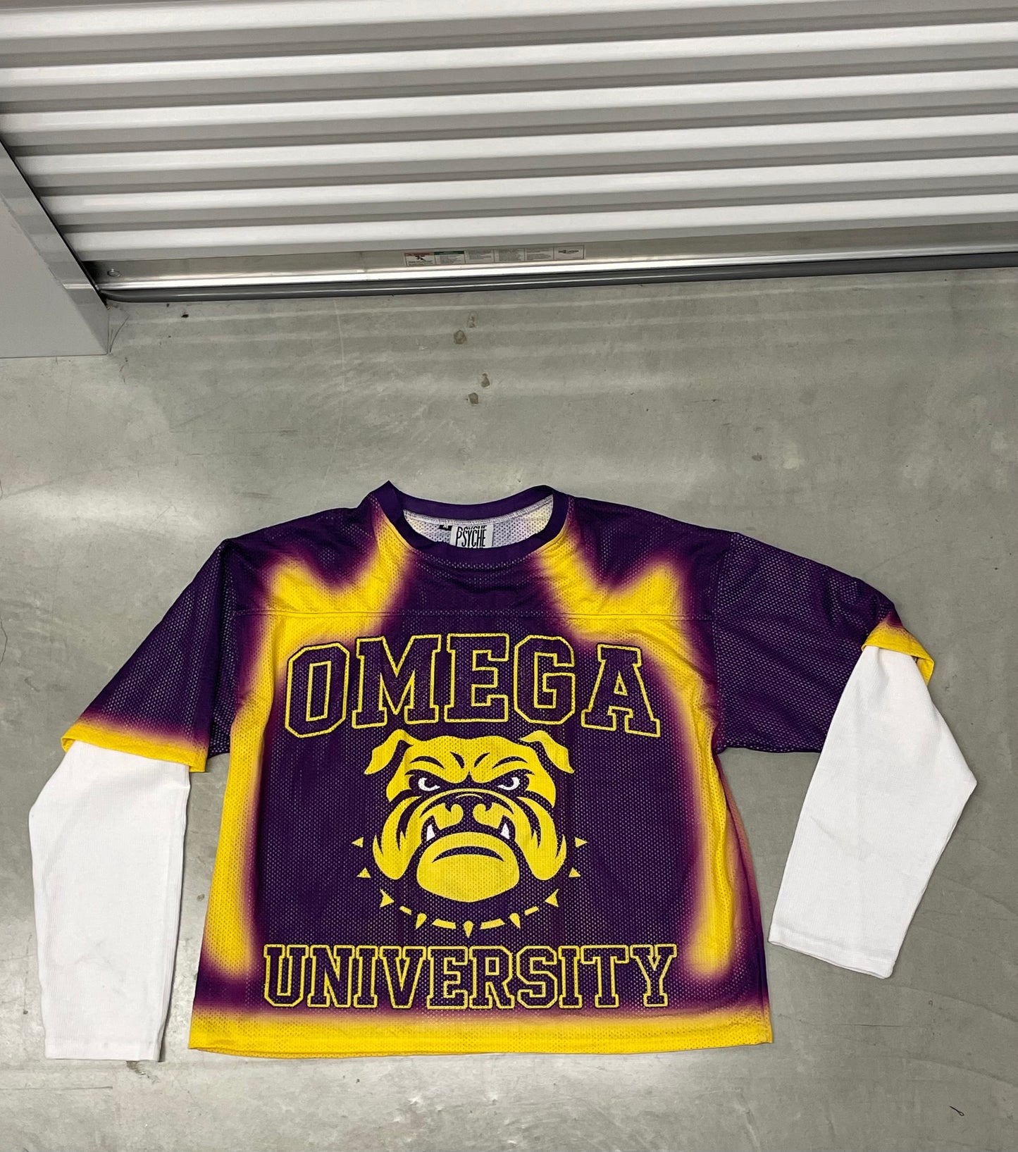 Oversized Omega University Double Layer Mesh Jersey