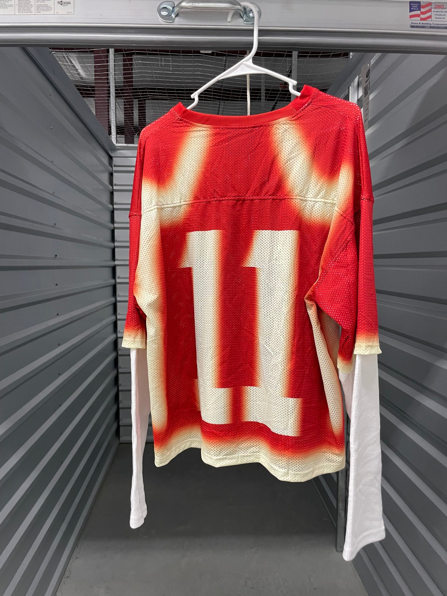 Oversized Kreme University Double Layer Mesh Jersey