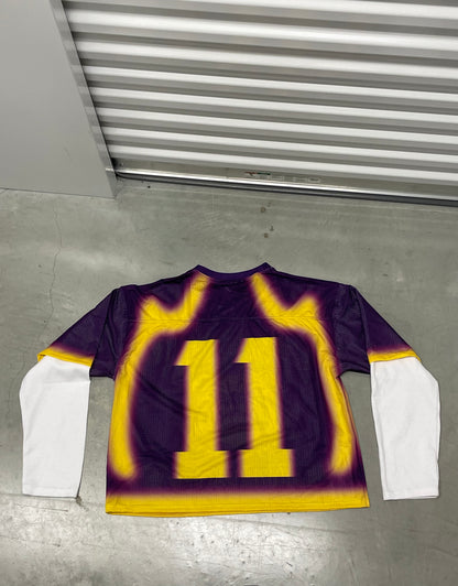 Oversized Omega University Double Layer Mesh Jersey