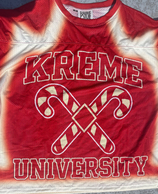 Oversized Kreme University Double Layer Mesh Jersey